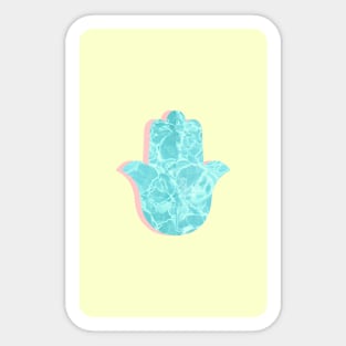 water hamsa Sticker